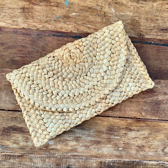 Bags Straw Envelope Clutch Poshmark